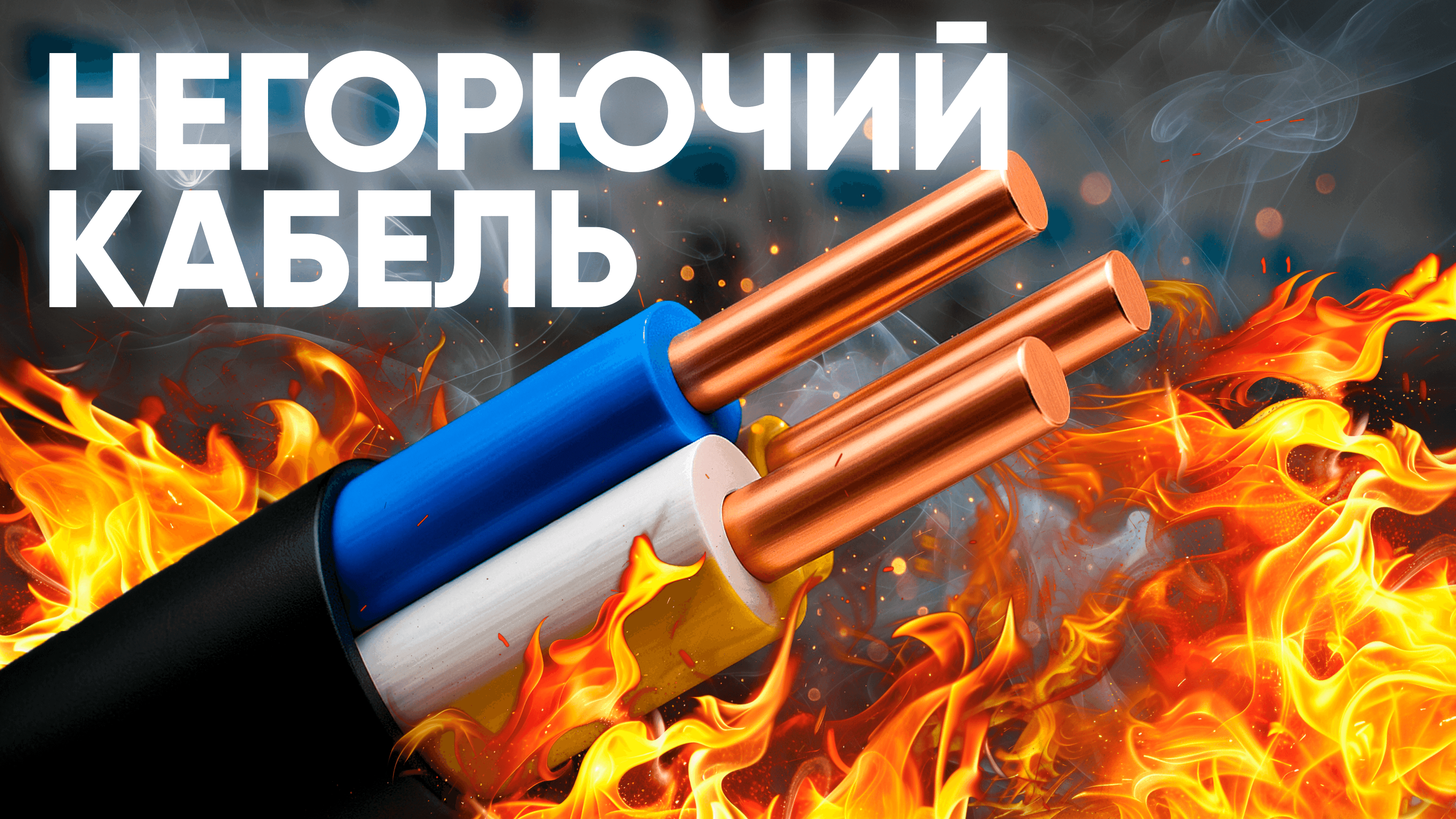 Кабель не распространяет горение